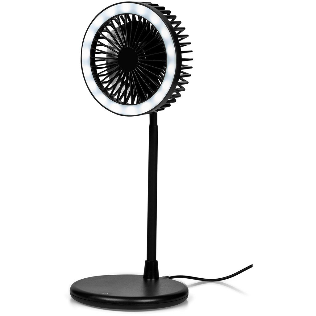 Altitude Light Breeze LED Ring Light Desk Fan
