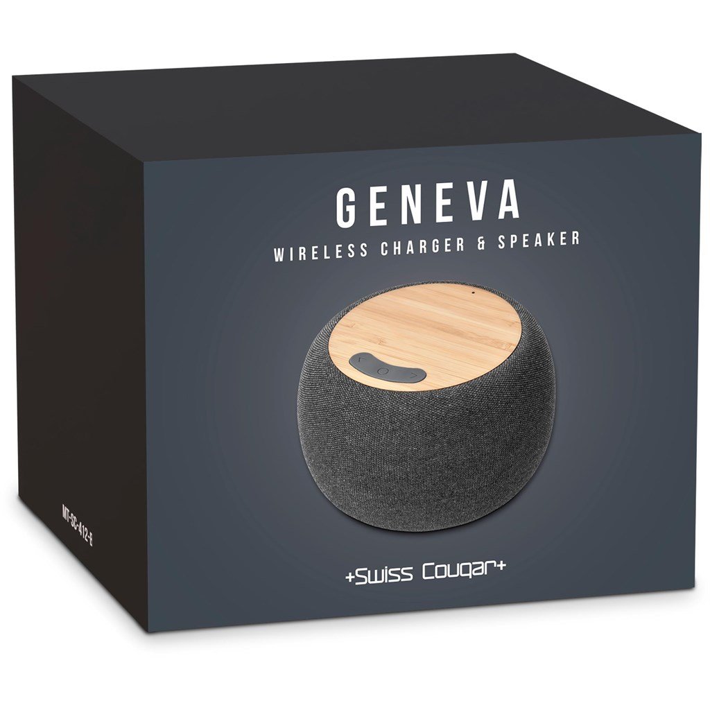 Swiss Cougar Geneva Wireless Charger & Bluetooth Speaker - Image 6