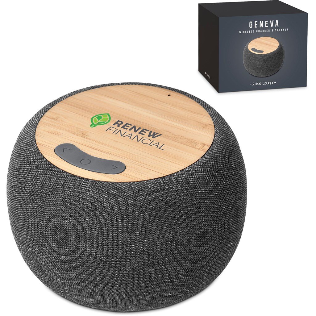 Swiss Cougar Geneva Wireless Charger & Bluetooth Speaker - Image 11