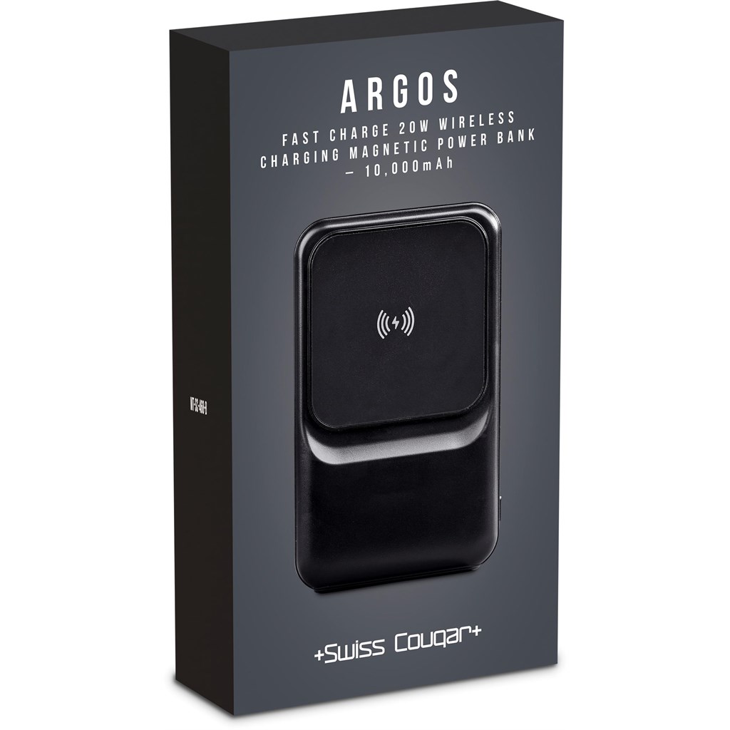 Swiss Cougar Argos Fast Charge 20W Wireless Charging Magnetic Power Bank -10,000mAh - Image 9