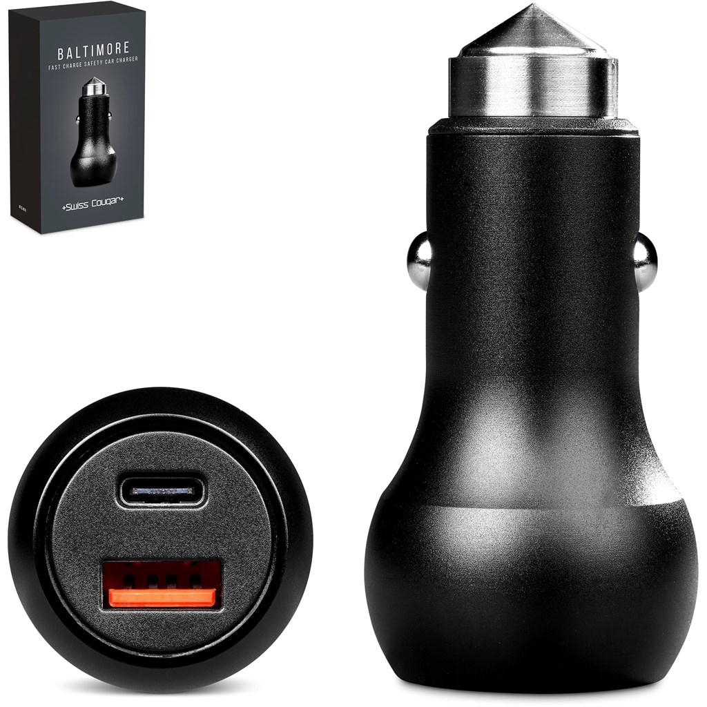 Swiss Cougar Baltimore 2 -in-1 Fast Car Charger & Tool - Image 10