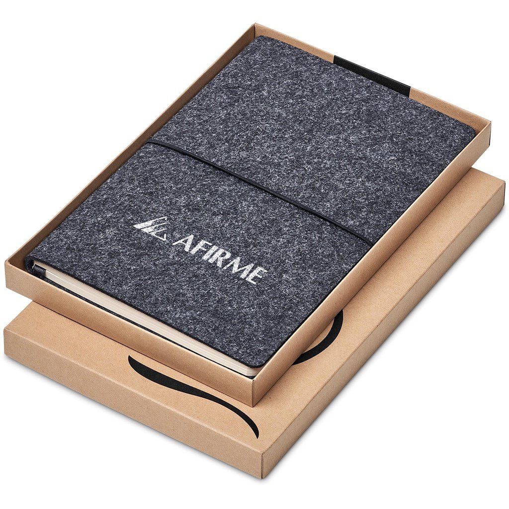 Okiyo Rika Recycled PET Felt A5 Soft Cover Notebook - Image 8