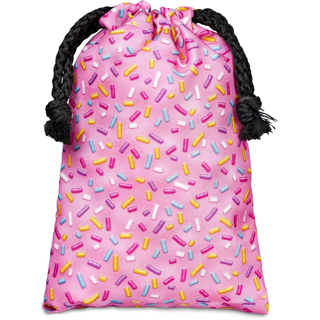 Pre-Printed Sample Hoppla Atlantic Mini Polyester Drawstring Pouch - Image 3