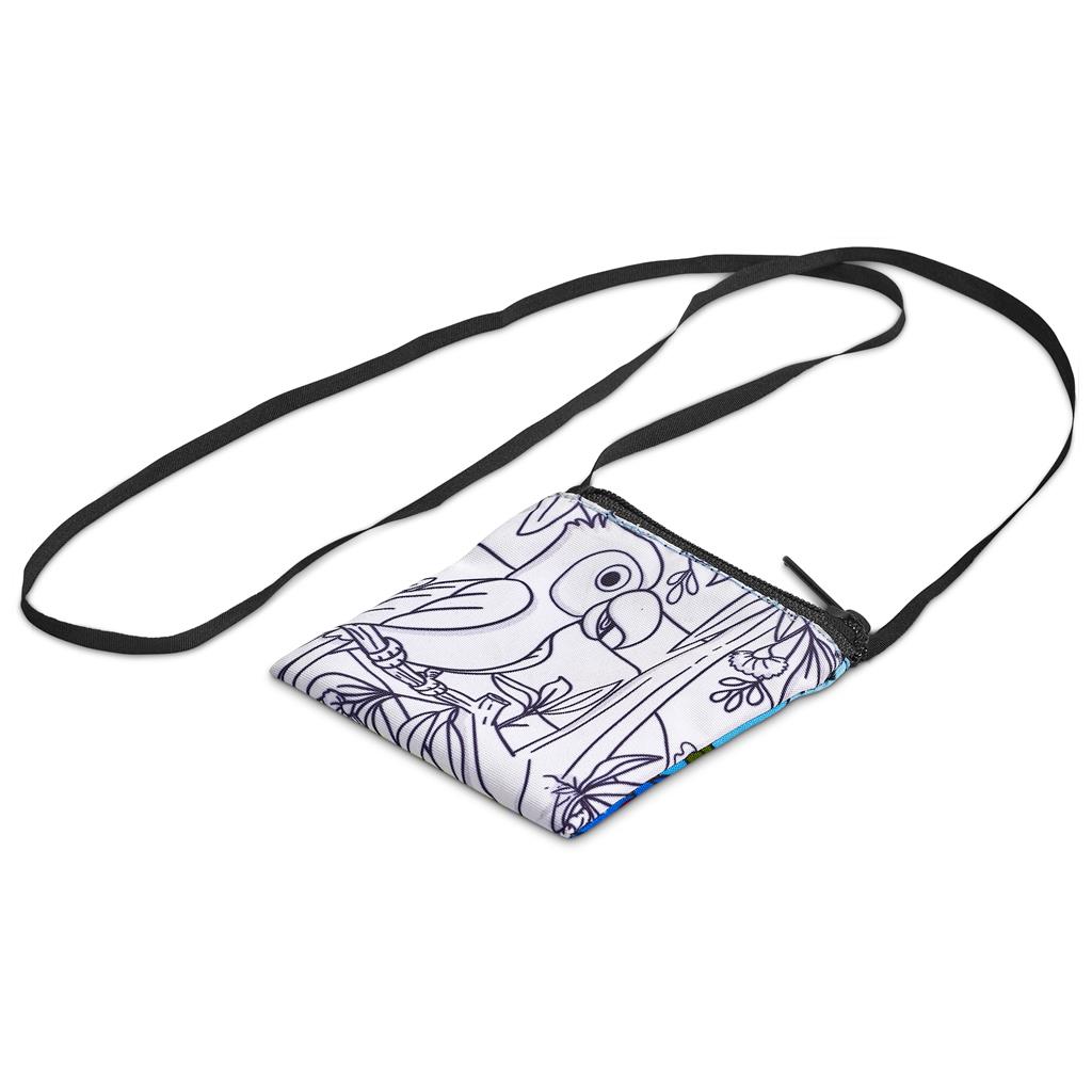 Pre-Printed Sample Hoppla Sani Tuck Money Neck Pouch