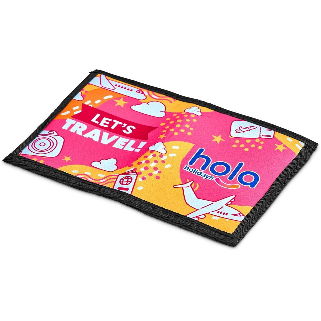 Pre-Printed Sample Hoppla Zambezi Neoprene Passport Cover - Image 5