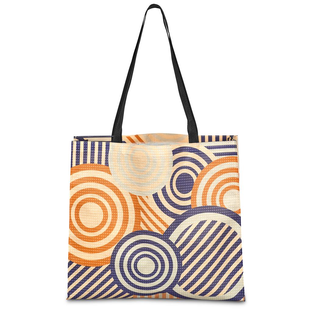Pre-Printed Sample Hoppla Footloose RPET Stitch-Bond Shopper - Image 9