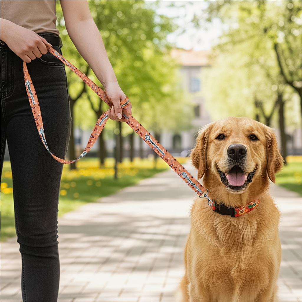 Pre-Printed Sample Hoppla Buddy Polyester Dog Leash