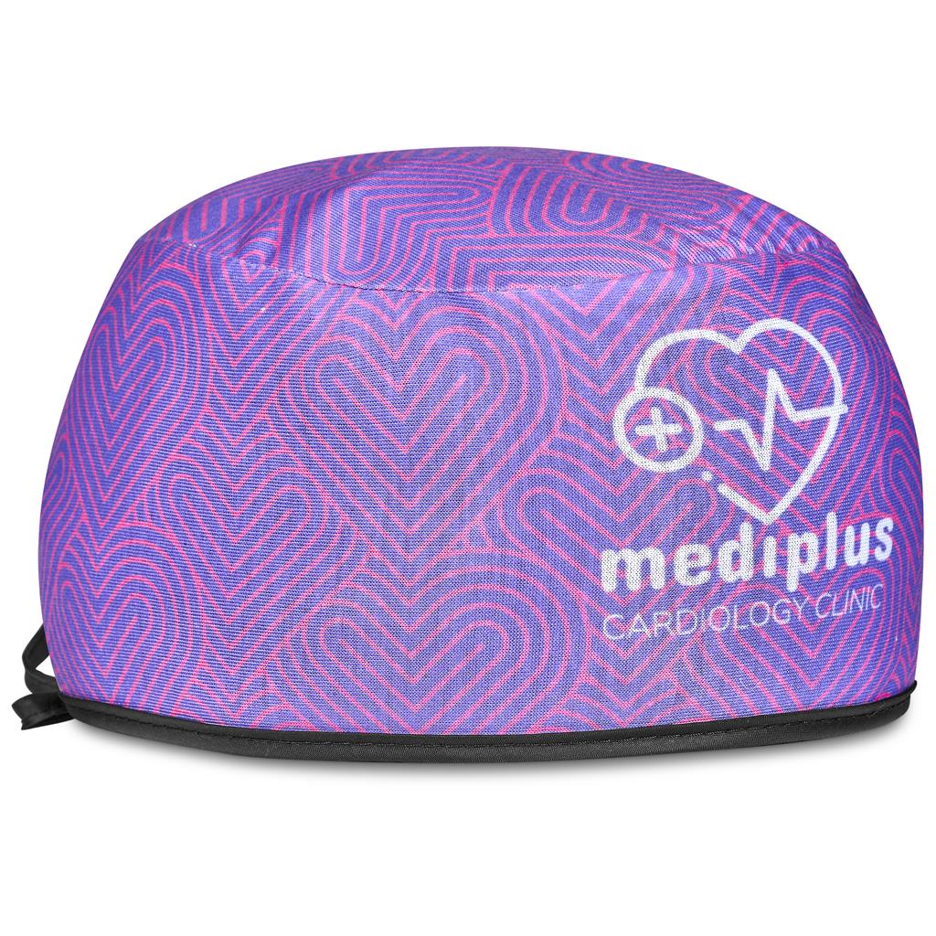 Sample Hoppla Halo Polyester Nurse Theatre Cap - Image 3