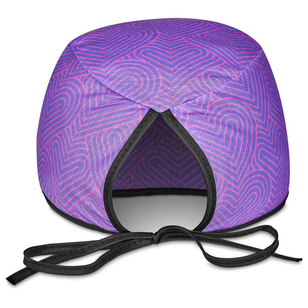 Sample Hoppla Halo Polyester Nurse Theatre Cap - Image 4