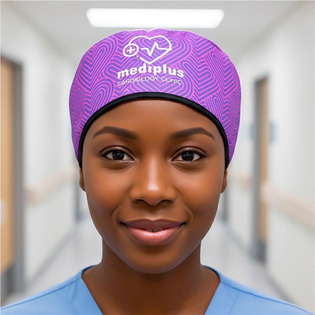 Sample Hoppla Halo Polyester Nurse Theatre Cap