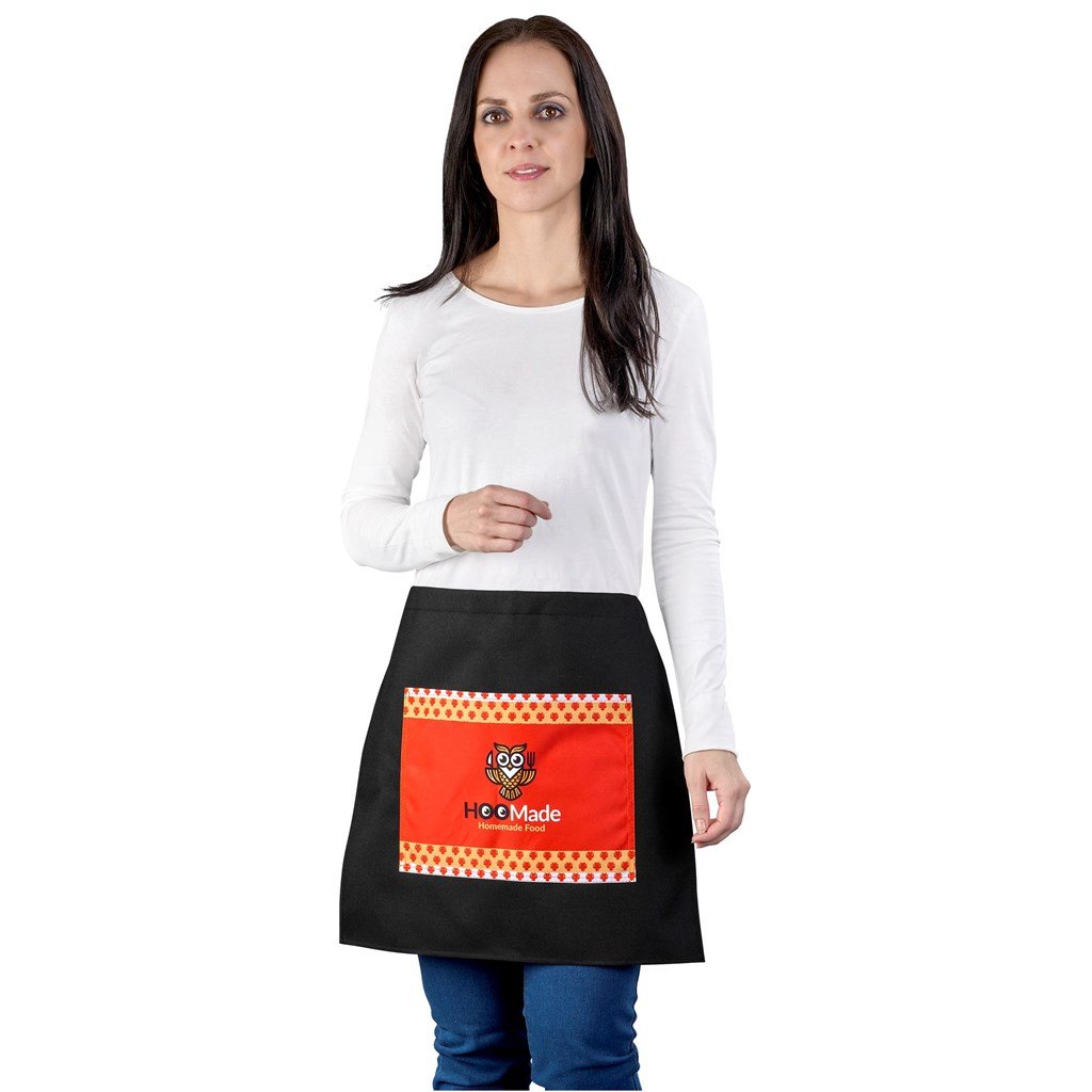 Pre-Printed Sample Hoppla Waiters Half Apron - Image 3