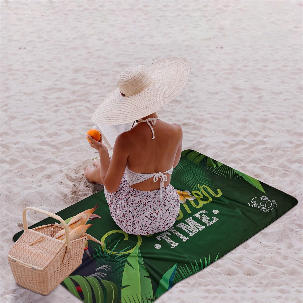 Pre-Printed Sample Hoppla Hula Beach Towel - Single Sided - Image 5