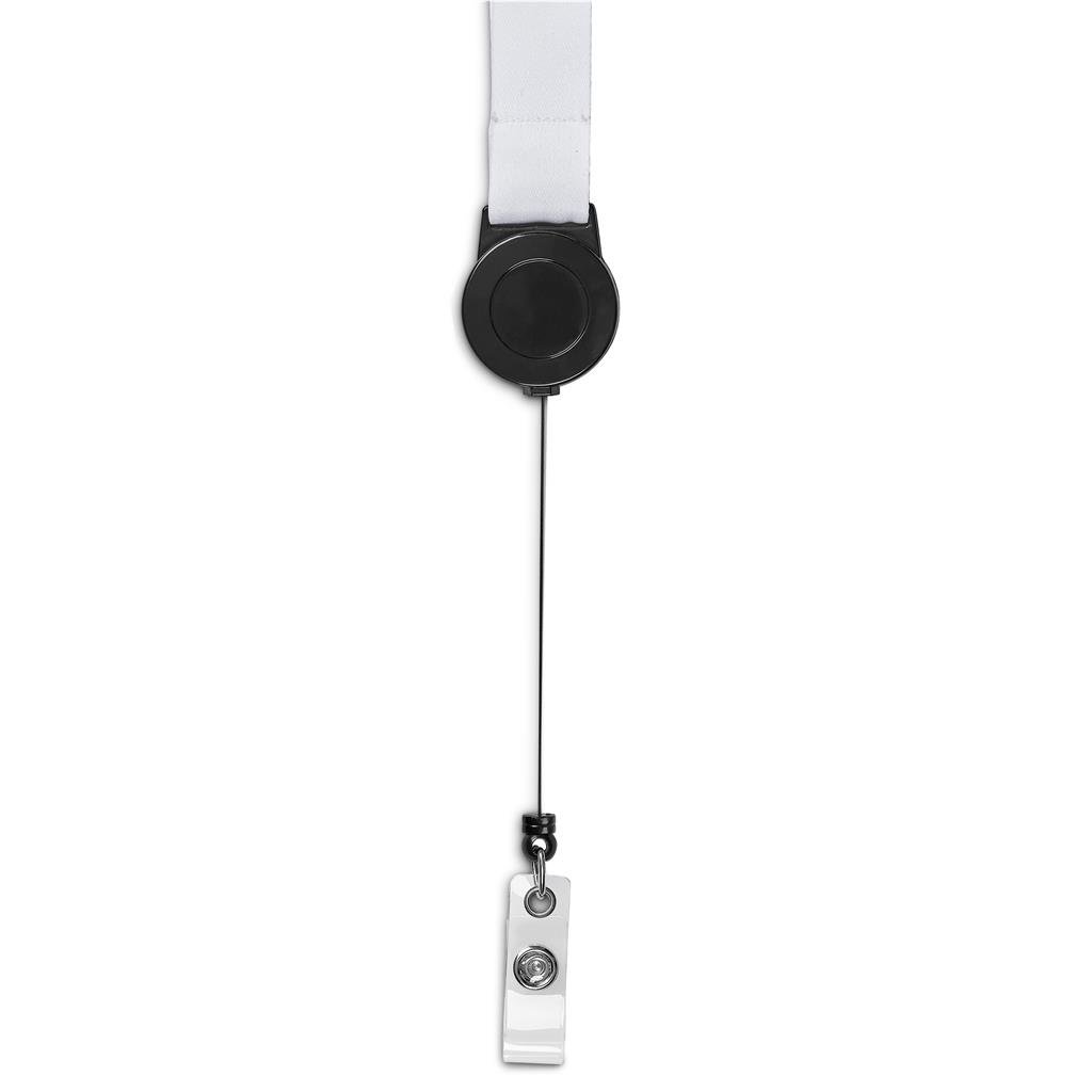 Altitude Sample Retractable Badge Reel Single-Sided Sublimation Satin Lanyard