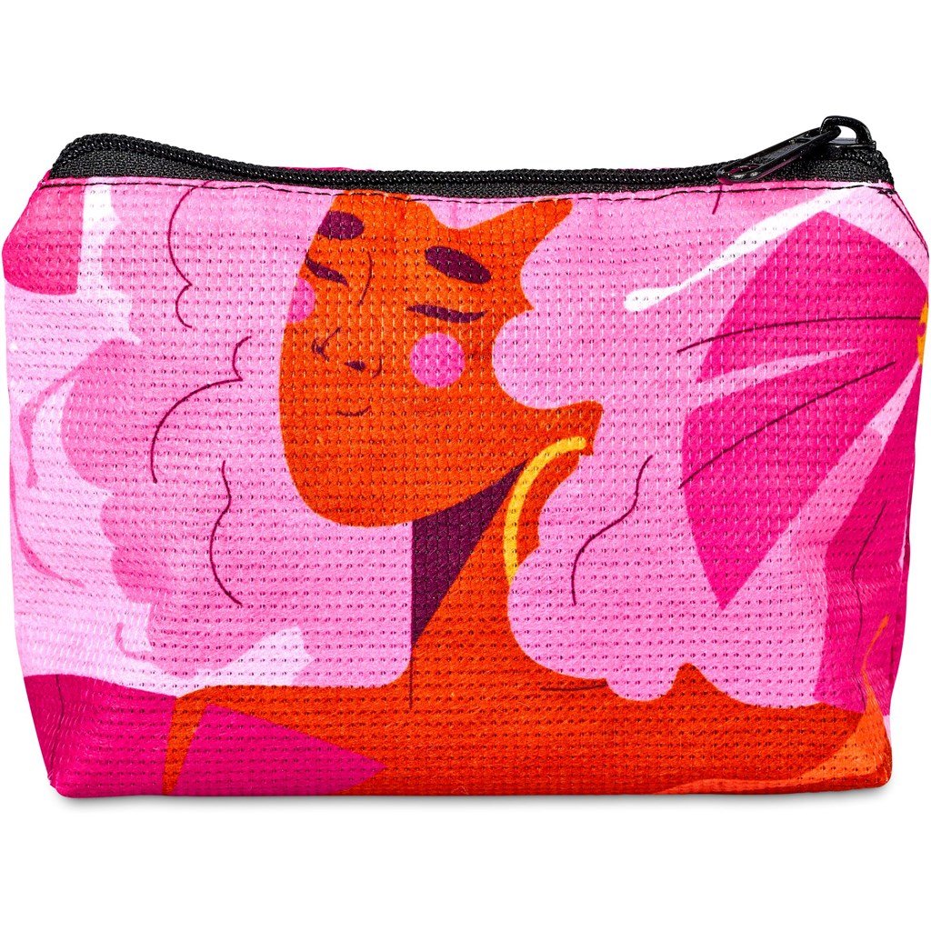 Pre-Production Sample Hoppla Recycled PET Stitch-Bond Mini Toiletry Bag