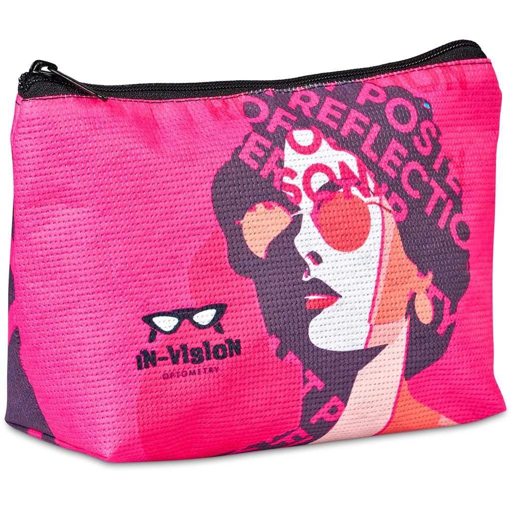 Pre-Production Sample Hoppla Leanne Recycled PET Stitch-Bond Midi Toiletry Bag - Image 18