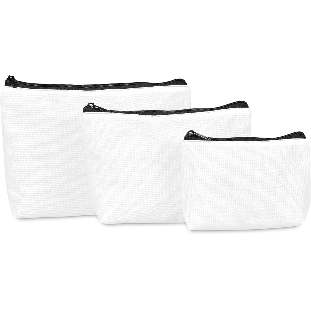 Pre-Production Sample Hoppla Leanne Recycled PET Stitch-Bond Midi Toiletry Bag