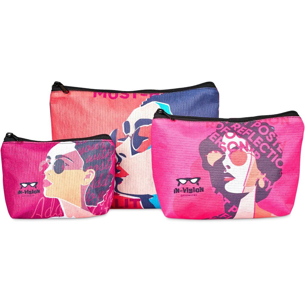 Pre-Production Sample Hoppla Leanne Recycled PET Stitch-Bond Midi Toiletry Bag - Image 21
