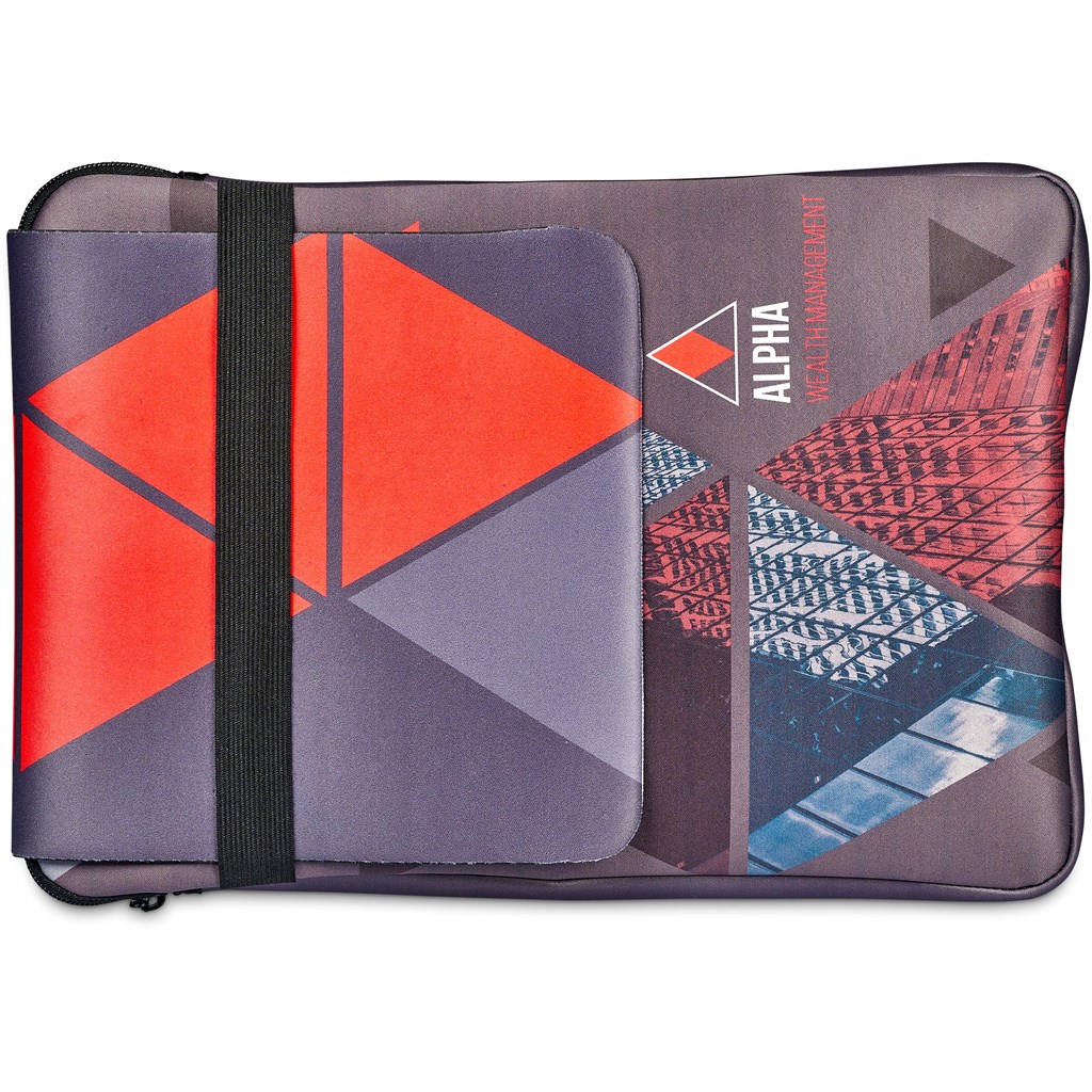 Pre-Production Sample Hoppla Grotto Neoprene Laptop Sleeve with Mouse Pad – 13-14 inch - Image 6