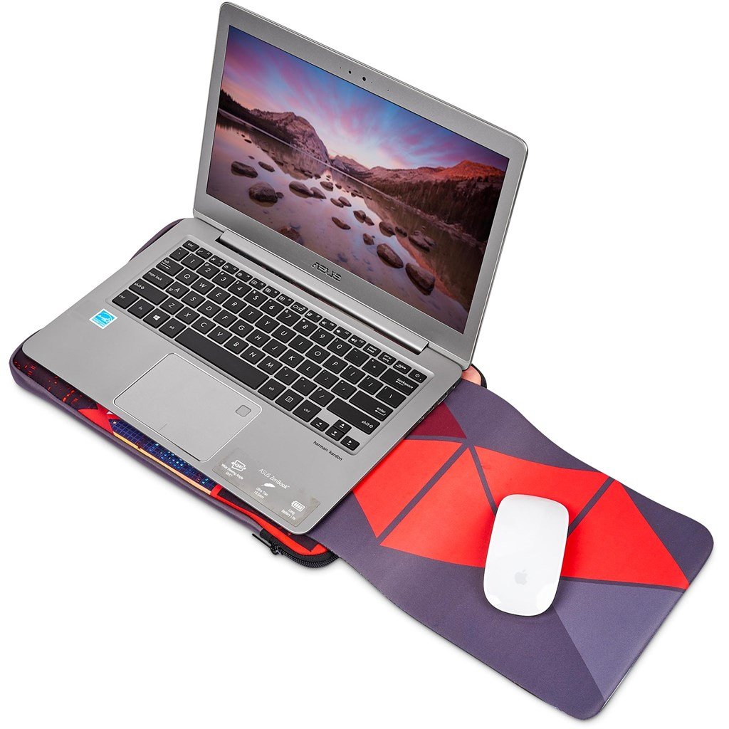 Pre-Production Sample Hoppla Grotto Neoprene Laptop Sleeve with Mouse Pad – 13-14 inch - Image 14