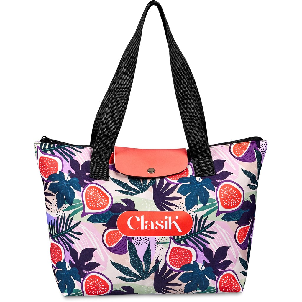 Pre-Production Sample Hoppla Rosebank Polyester Roll-Up Tote Bag - Image 11