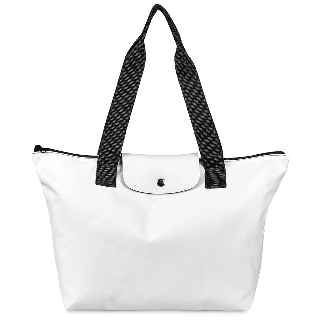 Pre-Production Sample Hoppla Rosebank Polyester Roll-Up Tote Bag - Image 17
