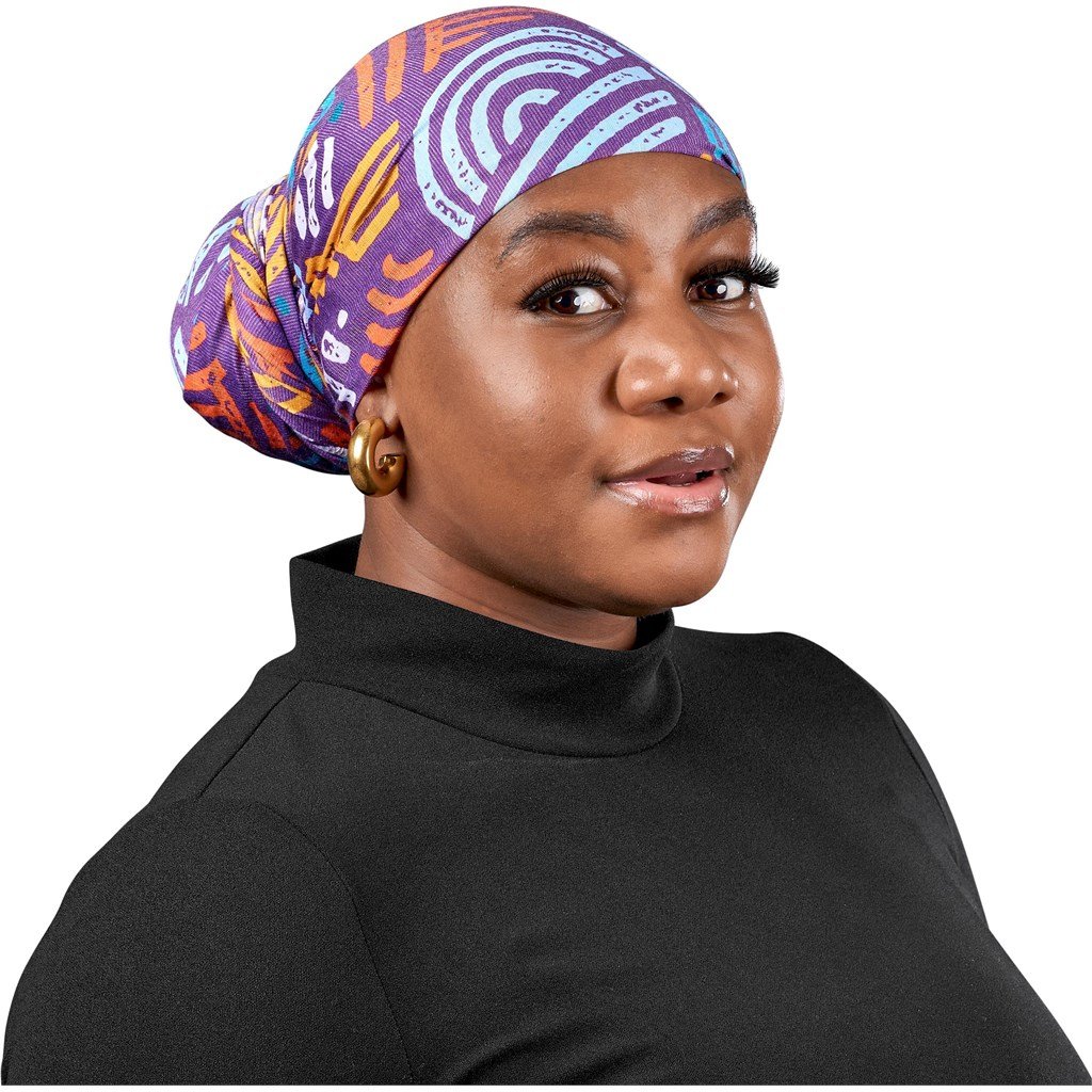 Pre-Production Sample Hoppla Crown Polyester Head Wrap - Image 5