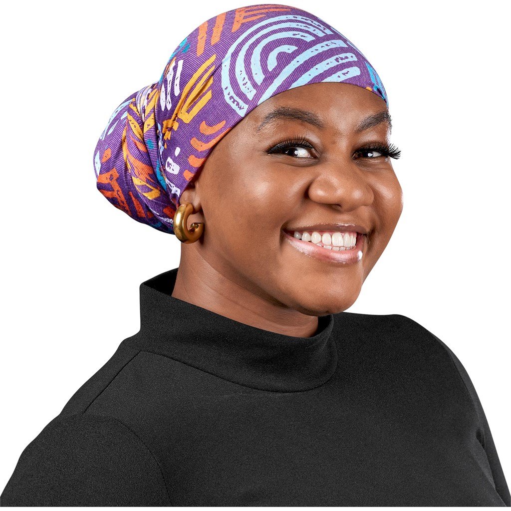 Pre-Production Sample Hoppla Crown Polyester Head Wrap - Image 4