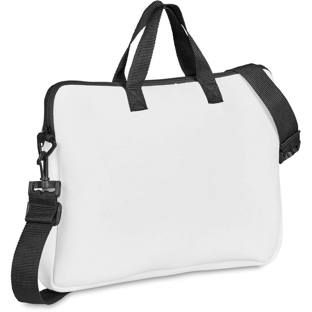 Pre-Production Sample Hoppla Nimbus Neoprene Laptop Sleeve with Handles & Shoulder Strap – 15 -16 in - Image 4
