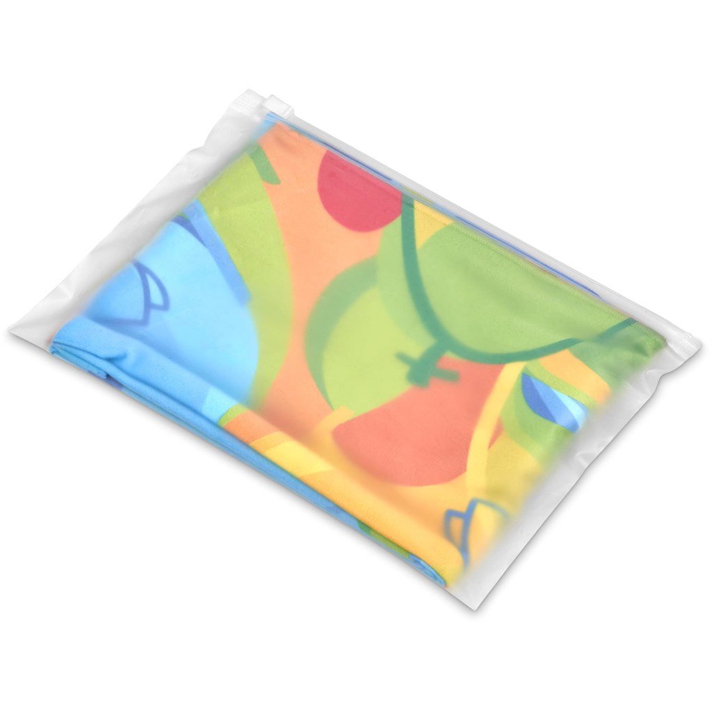 Pre-Production Sample Hoppla Relay Sports Towel - Double-Sided Branding