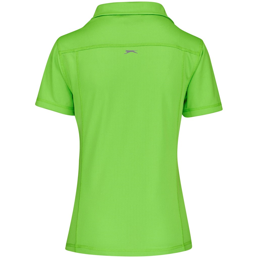 Ladies Hydro Golf Shirt - Lime - Image 3