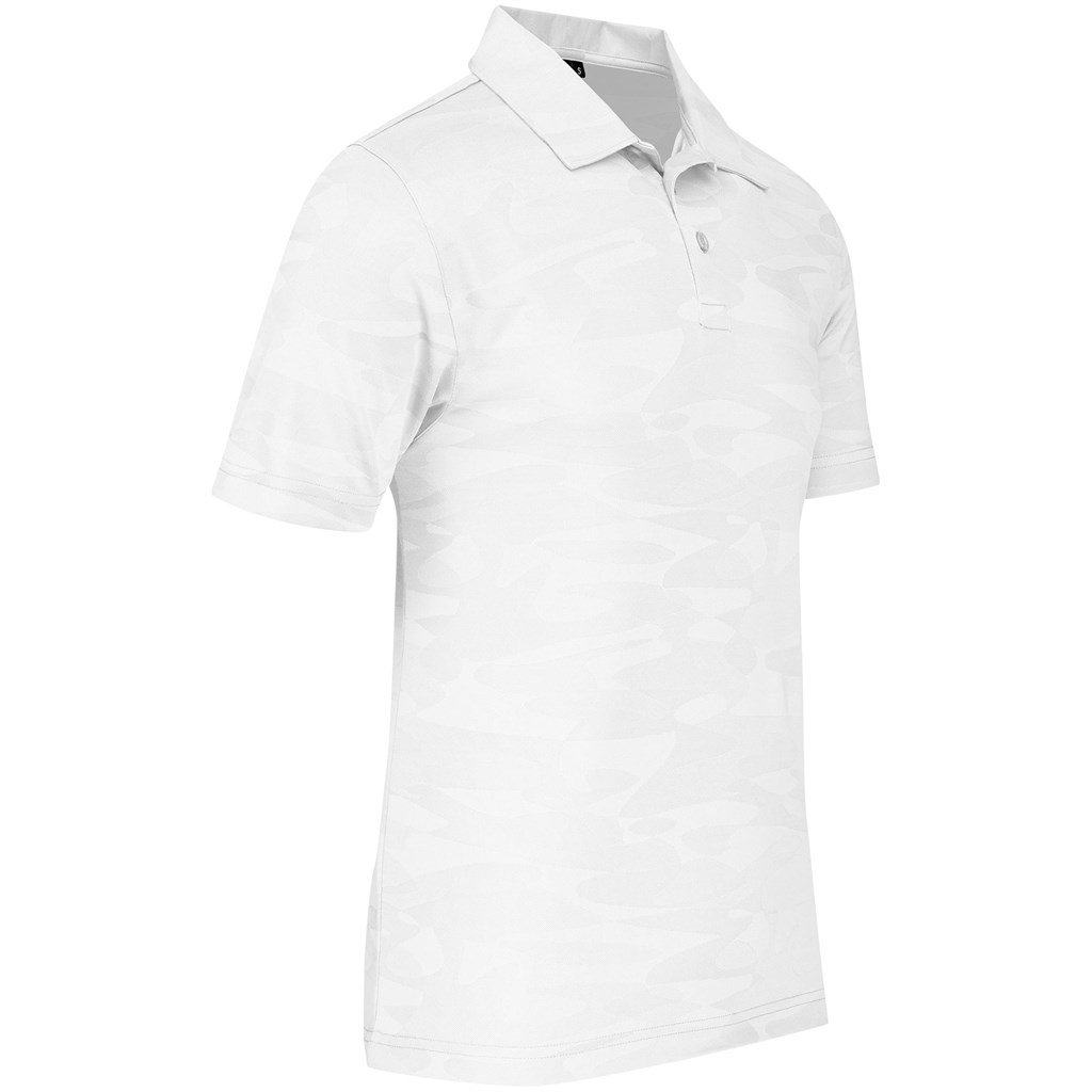 Mens Volition Golf Shirt - White - Image 4