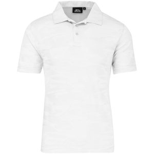 Mens Volition Golf Shirt - White