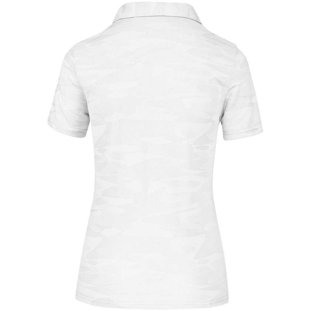 Ladies Volition Golf Shirt - White - Image 4