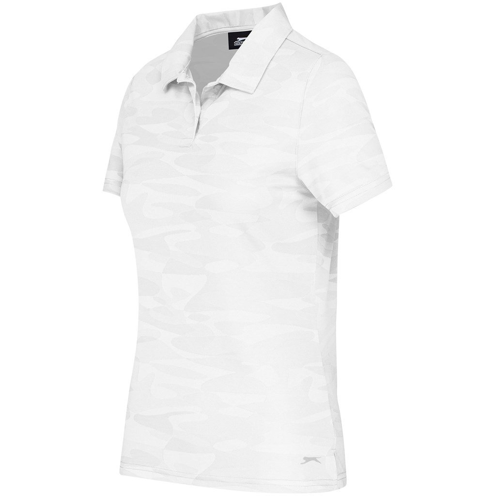 Ladies Volition Golf Shirt - White - Image 3