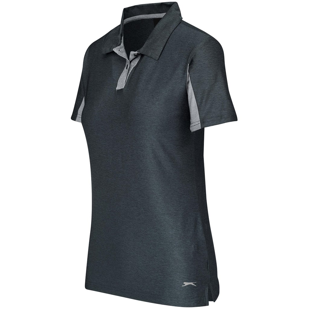 Ladies Dorado Golf Shirt - Black - Image 4
