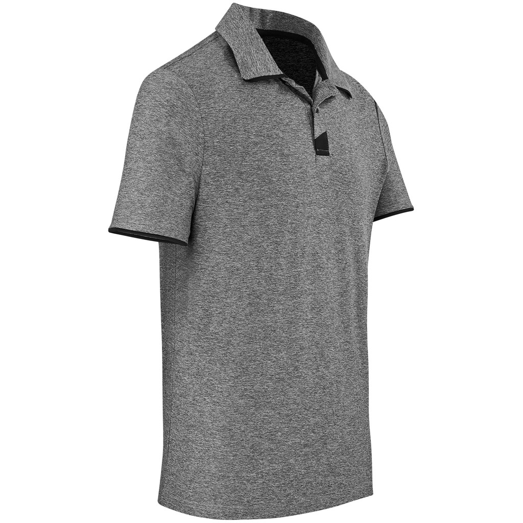 Mens Cypress Golf Shirt - Charcoal - Image 3