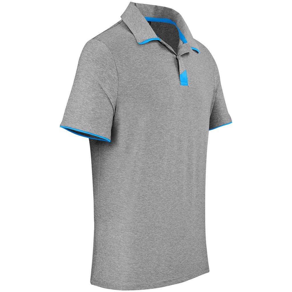 Mens Cypress Golf Shirt - Grey - Image 3