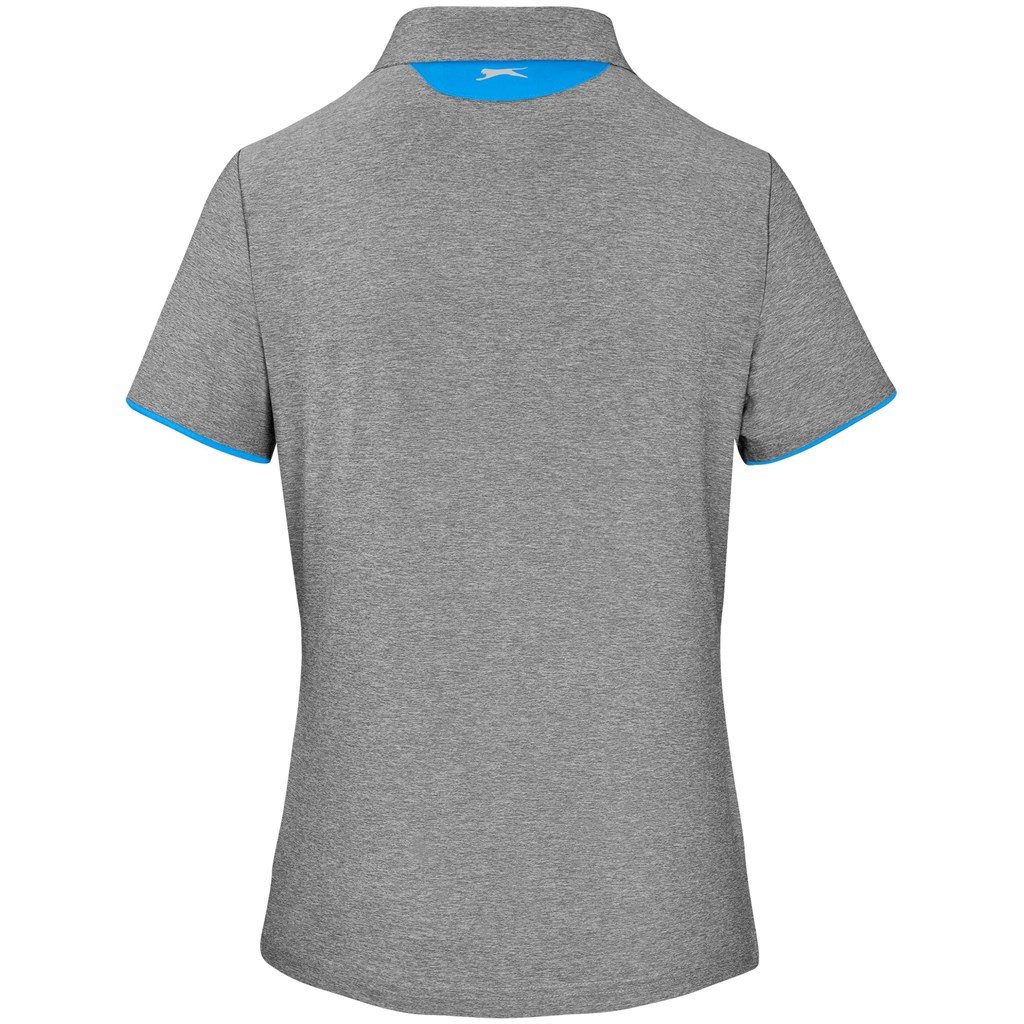 Ladies Cypress Golf Shirt - Grey - Image 3