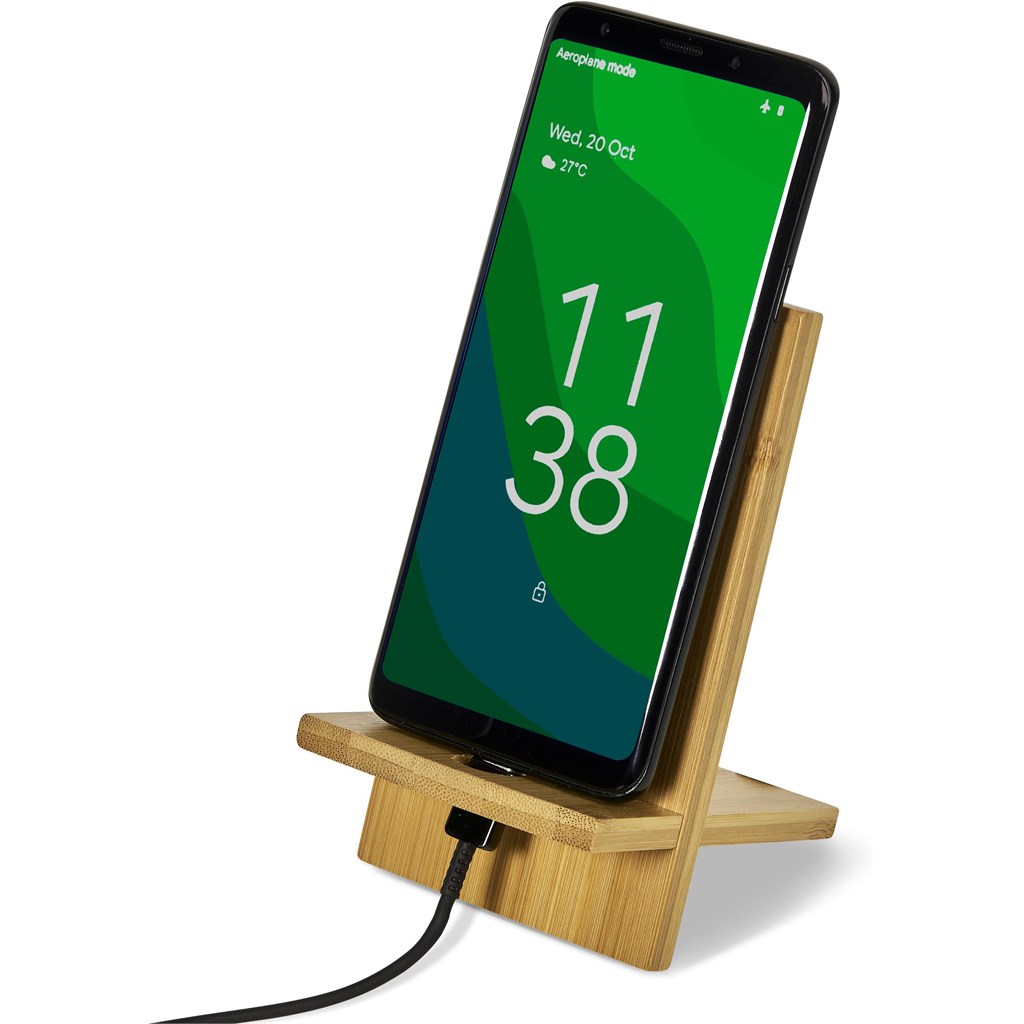 Okiyo Ekslens Bamboo Phone Stand - Image 10