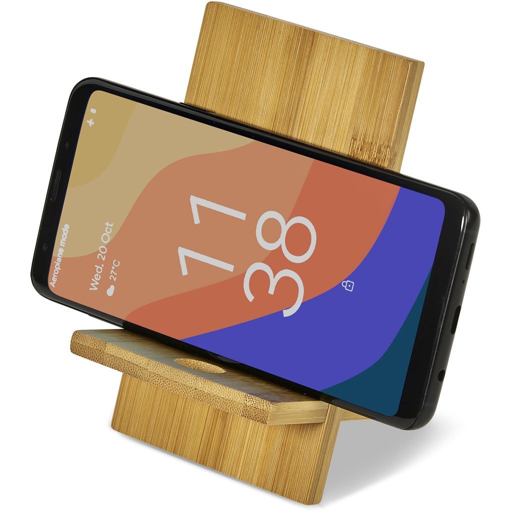 Okiyo Ekslens Bamboo Phone Stand - Image 13