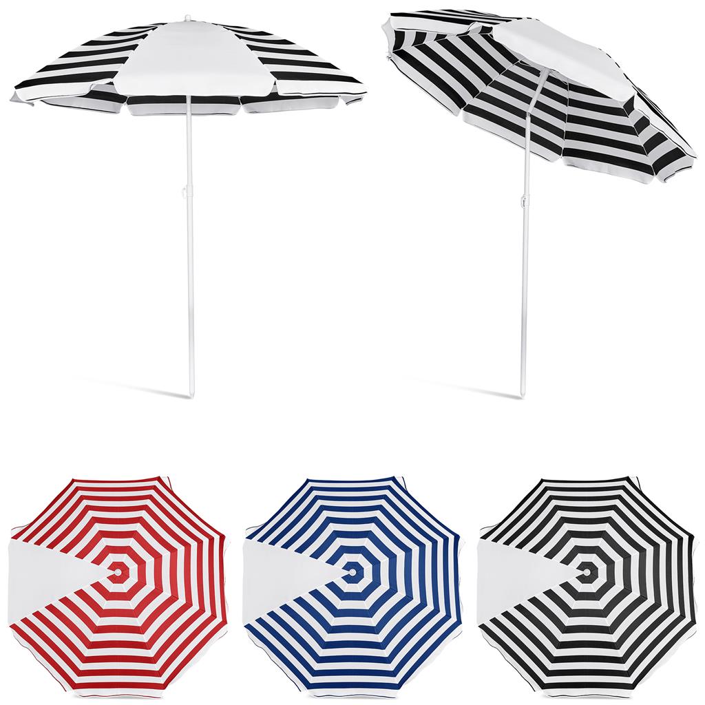 Serendipio Tanereef Stripe Beach Umbrella