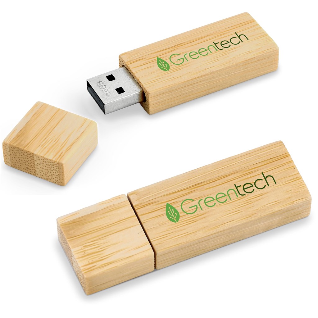 Okiyo Komorebi Bamboo Flash Drive - 16GB - Image 14