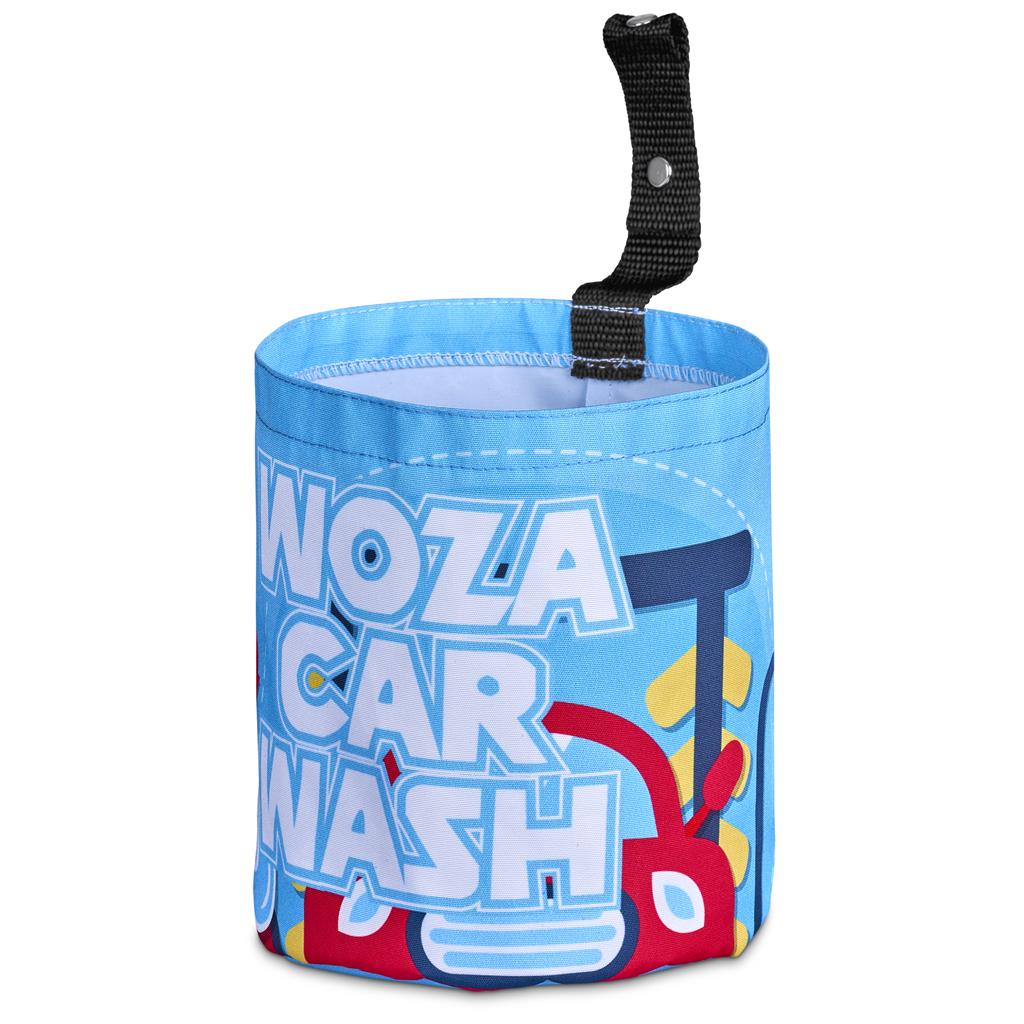 Pre-Printed Sample Hoppla Auto Polyester Car Refuse Holder