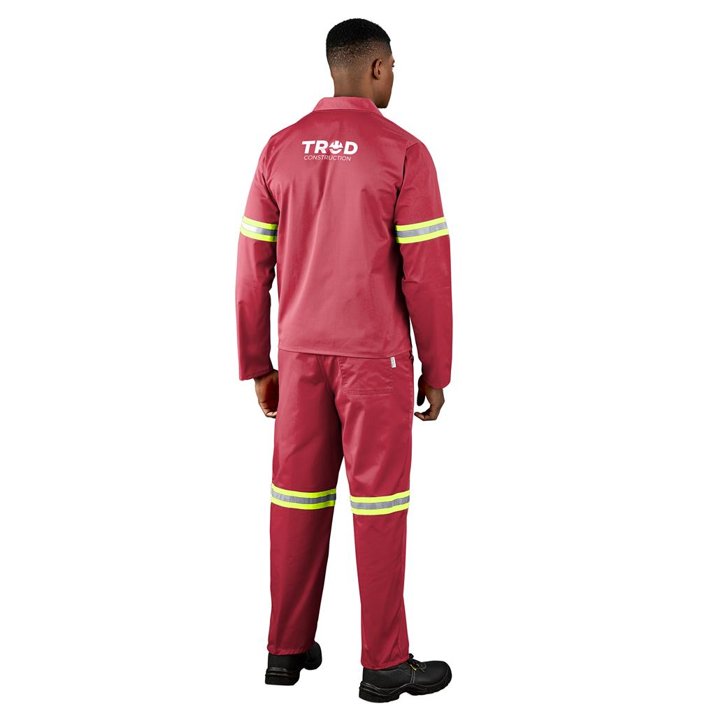 Trade Polycotton Conti Suit - Reflective Arms & Legs - Yellow Tape - Image 14