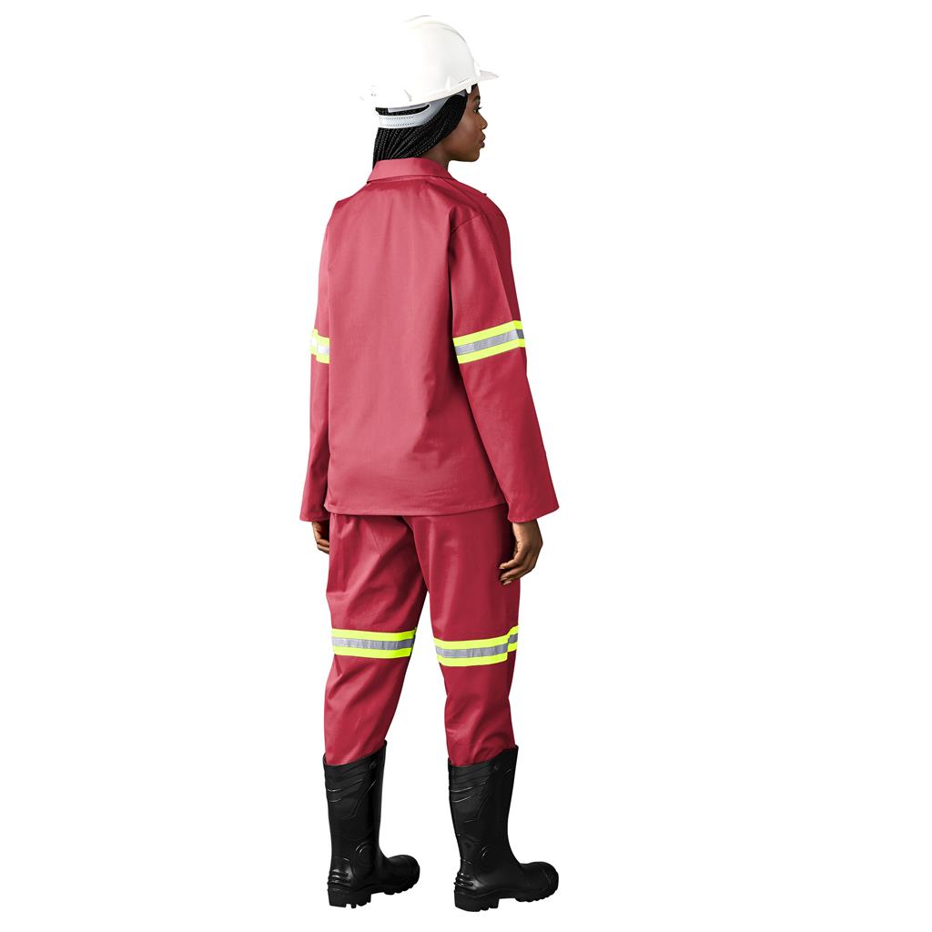 Trade Polycotton Conti Suit - Reflective Arms & Legs - Yellow Tape - Image 4