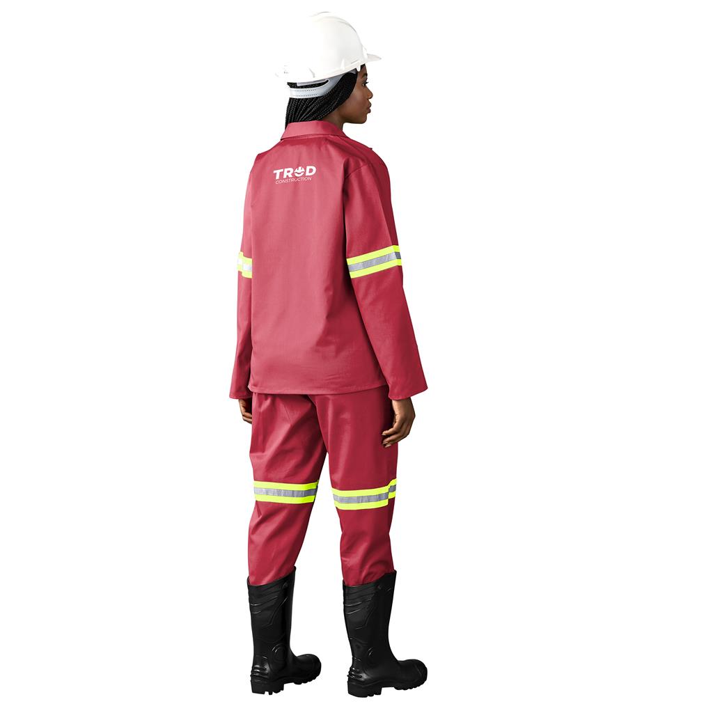 Trade Polycotton Conti Suit - Reflective Arms & Legs - Yellow Tape - Image 3