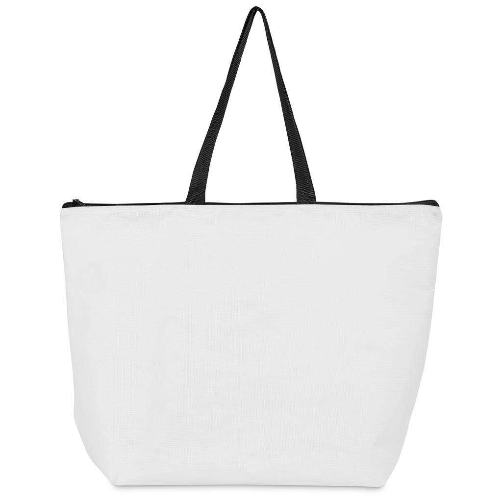 Hoppla Skyline Recycled PET Stitch-Bond Shopper With Zip - Image 7
