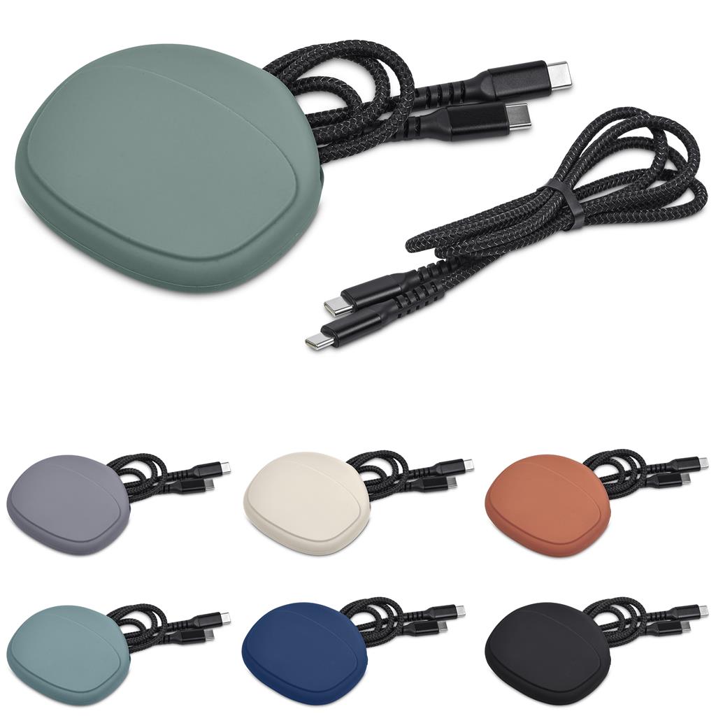 Altitude Jeffin Fast Charge Type-C to Type-C Charging Cable in Pouch - Image 3