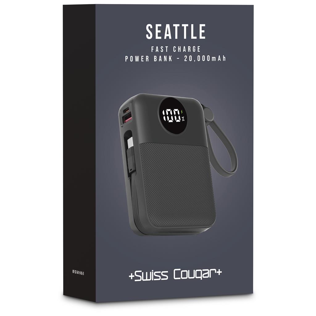 Swiss Cougar Seattle Fast Charge 22.5W Power Bank - 20,000mAh - Image 10