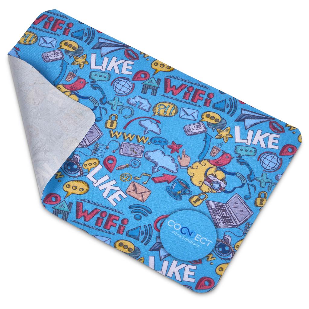 Pre-Printed Sample Hoppla Sparkra Polyester Keyboard Protector Cloth